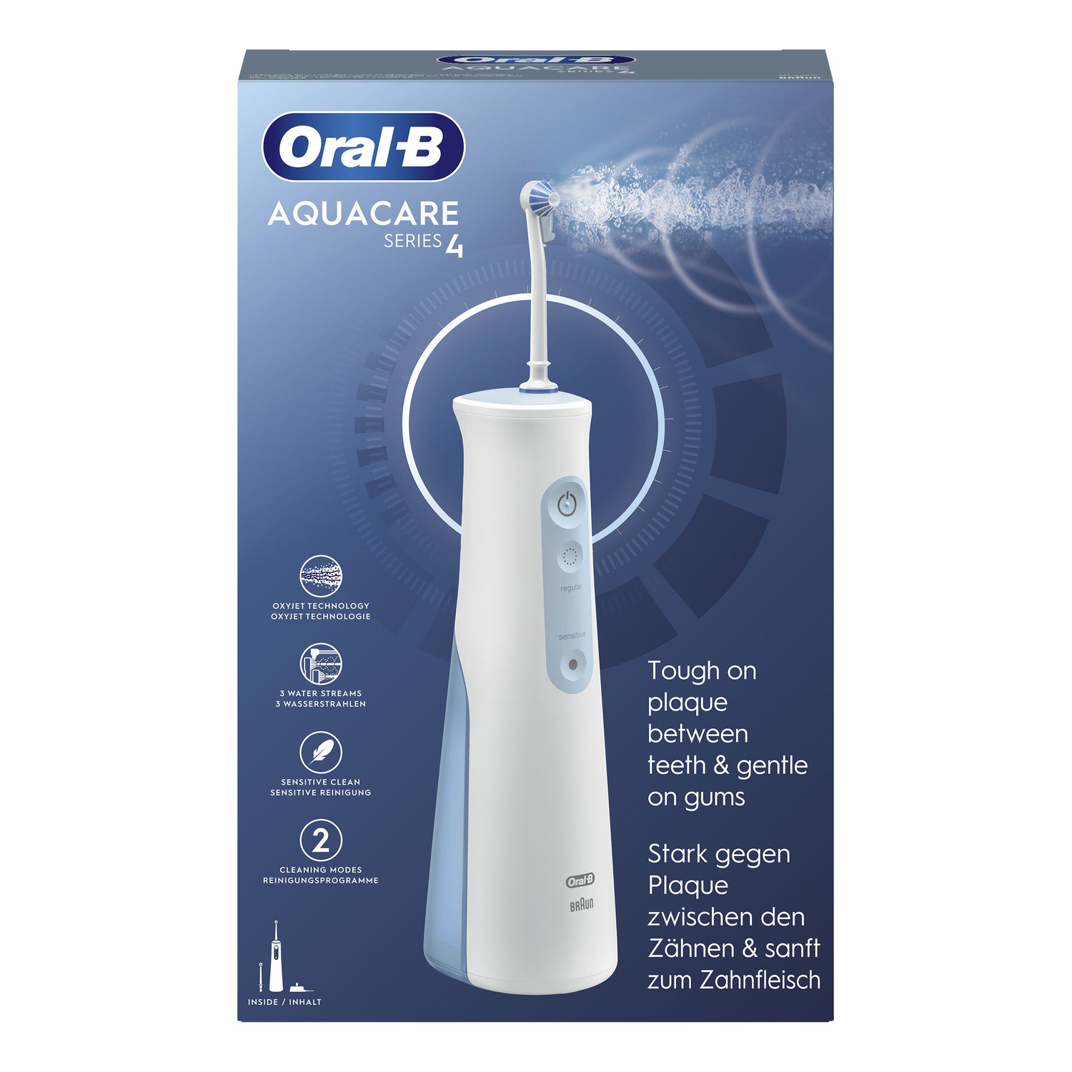 Oral-B Power Aquacare 4 - Idropulsore Dentale Con Tecnologia Oxyjet