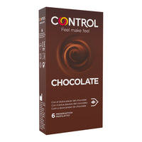 Control Chocolate | Preservativi Lubrificati Cioccolato Adapta Technology | 6 Profilattici