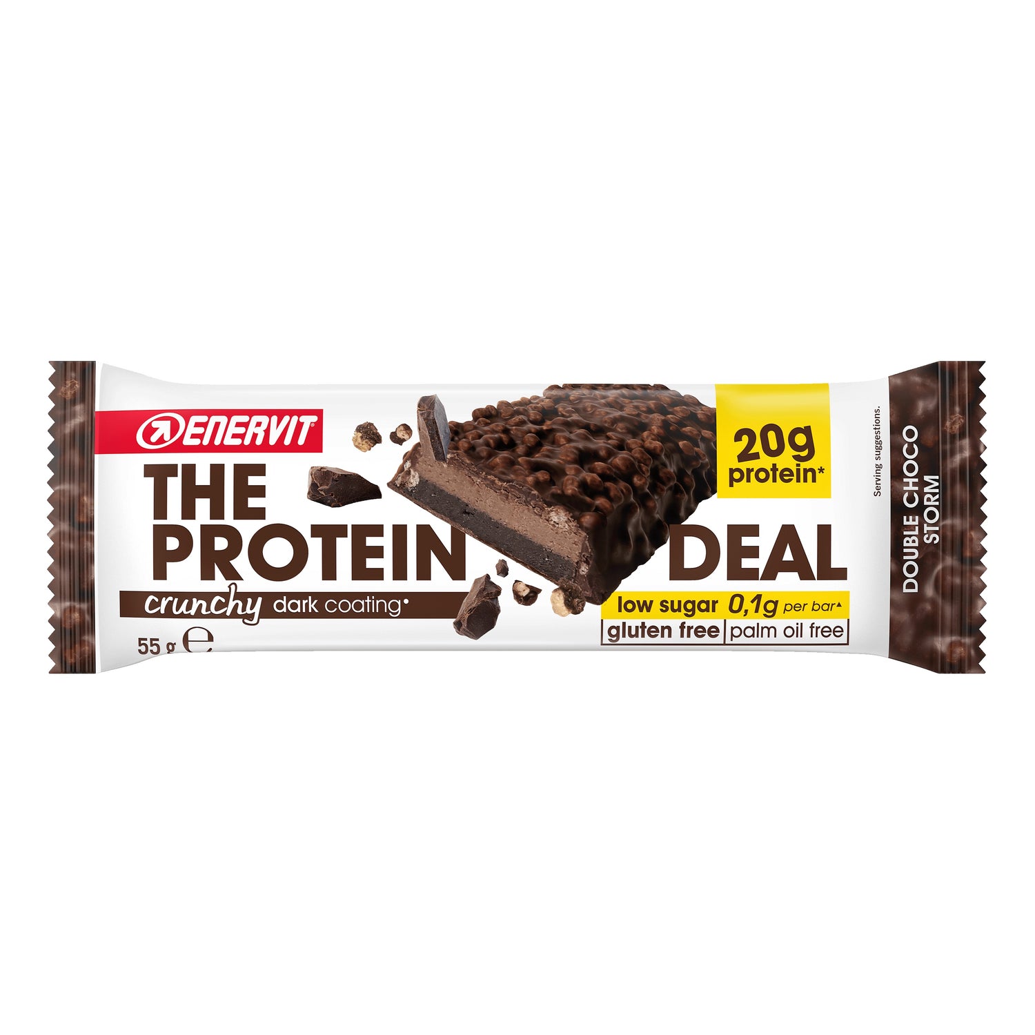 Enervit The Protein Deal Barretta Proteica Crunchy Double Choco 33g