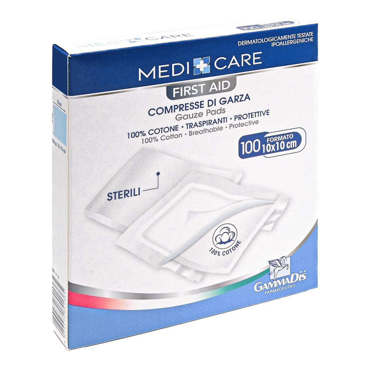 MEDICARE GARZA COT 10X10 100PZ  