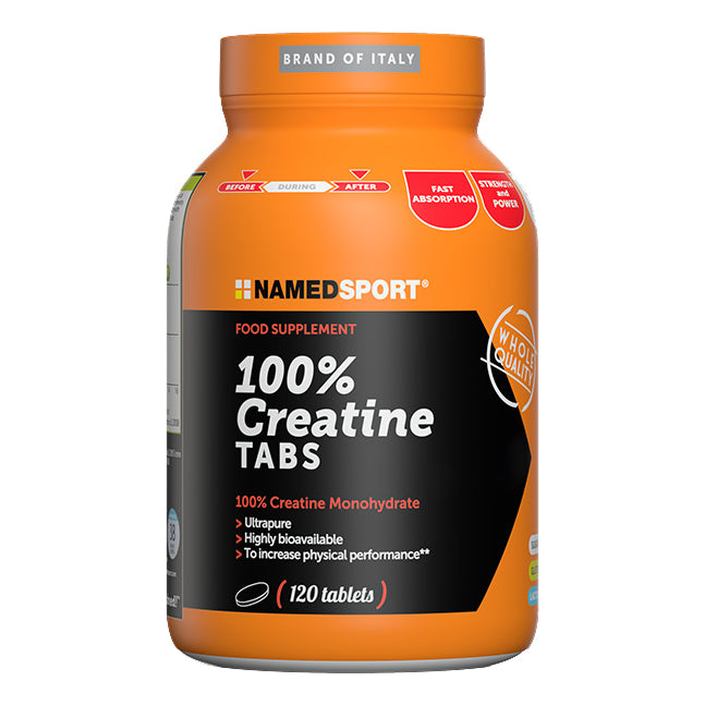 100% CREATINE TABS 120CPR