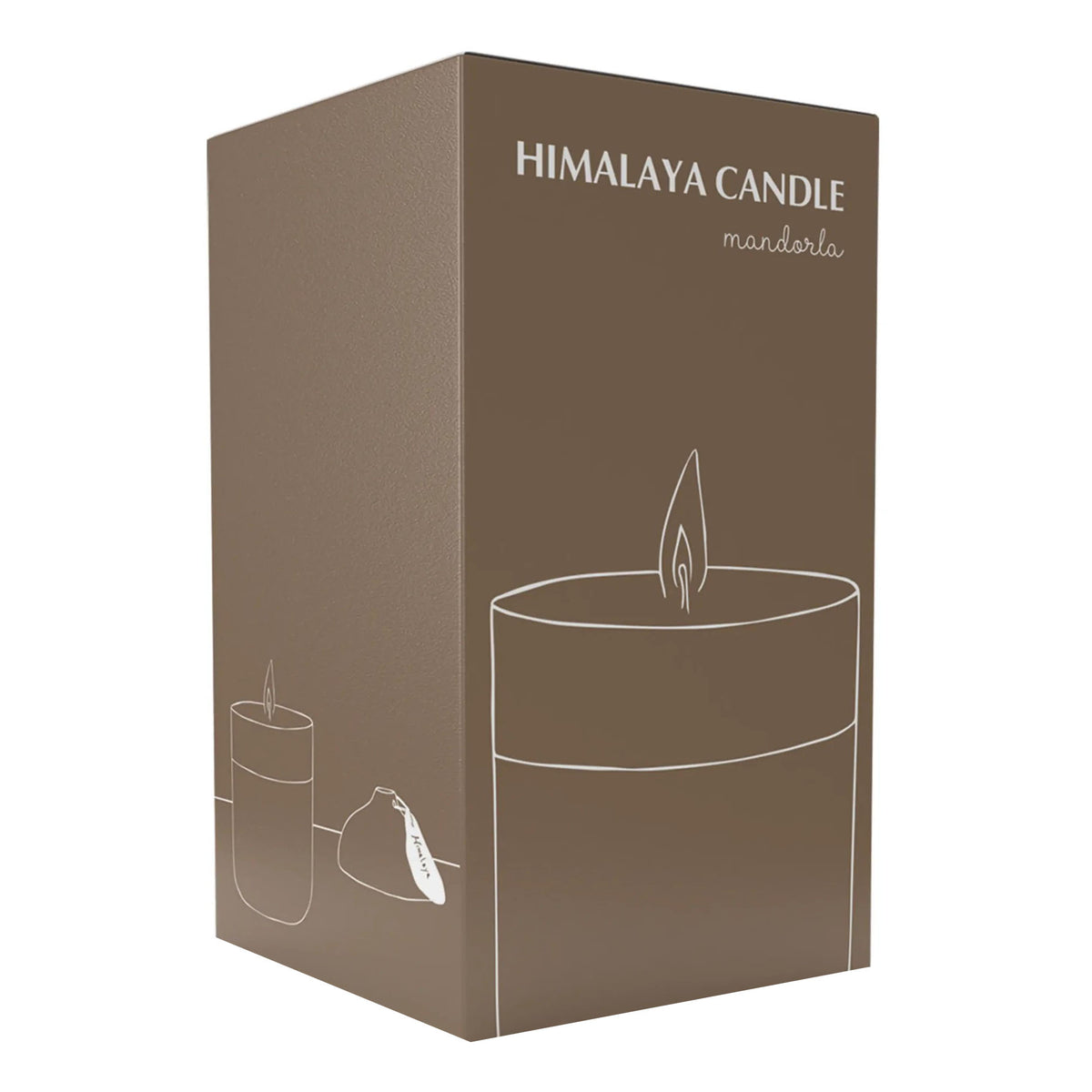 Himalaya Candle - Candela Ceramica Mandorla  