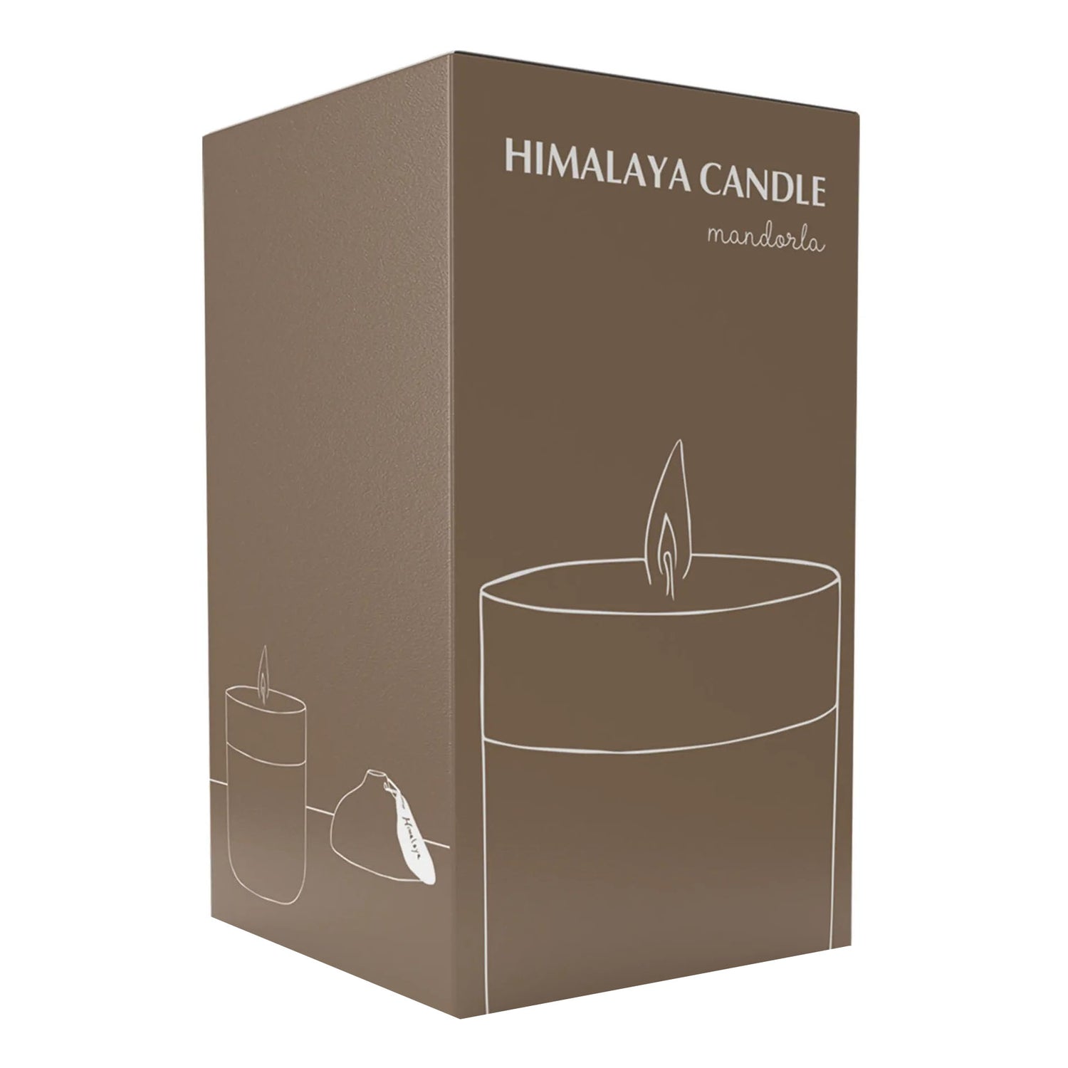 Himalaya Candle - Candela Ceramica Mandorla