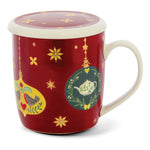 Neavita Herbal Infuser Natale Infusiera In Ceramica Rossa 380ml  