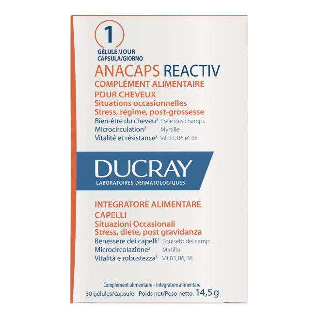 Ducray Anacaps Reactiv Caduta Capelli Occasionale 90 Capsule
