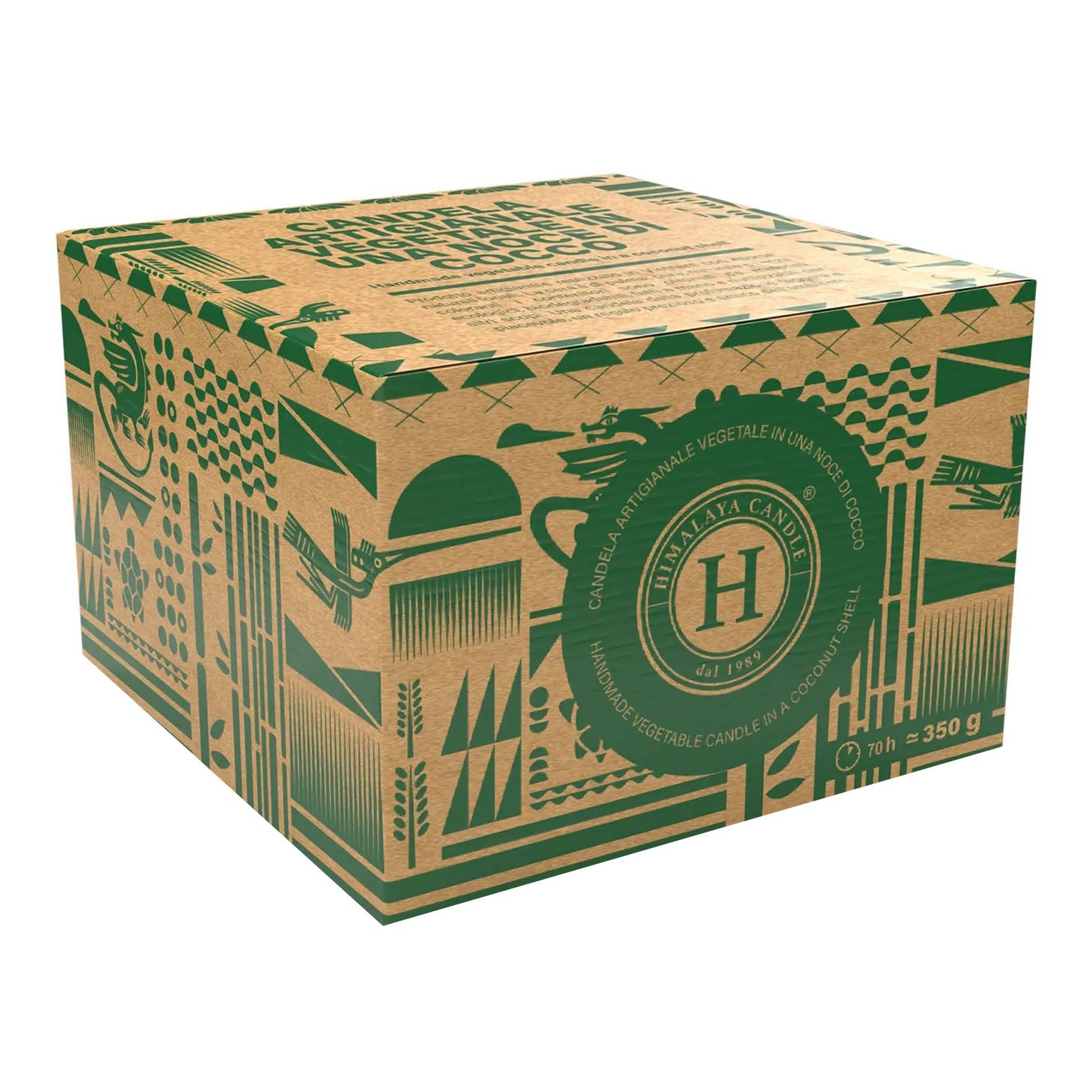 Himalaya Candela Artigianale Noce Di Cocco - Lemongrass 350g