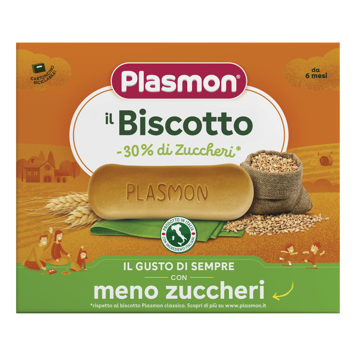 PLASMON BISCOTTI -30% ZUC 720G  