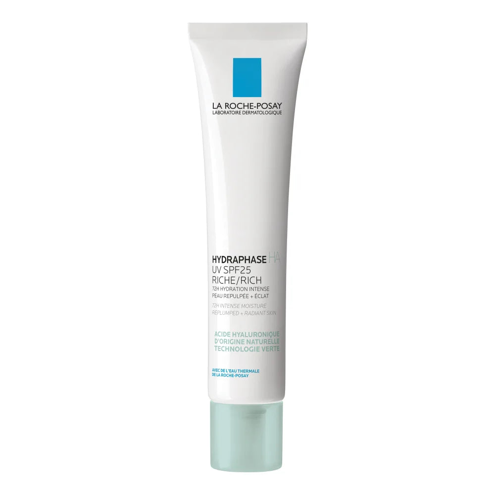 La Roche Posay Hydraphase HA UV SPF25 Riche | Crema Viso Idratante Ricca | 40ml

