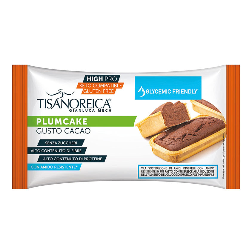 Gianluca Mech - High Pro Tisanoreica Plumcake Al Cacao Glycemic Friendly 40g
