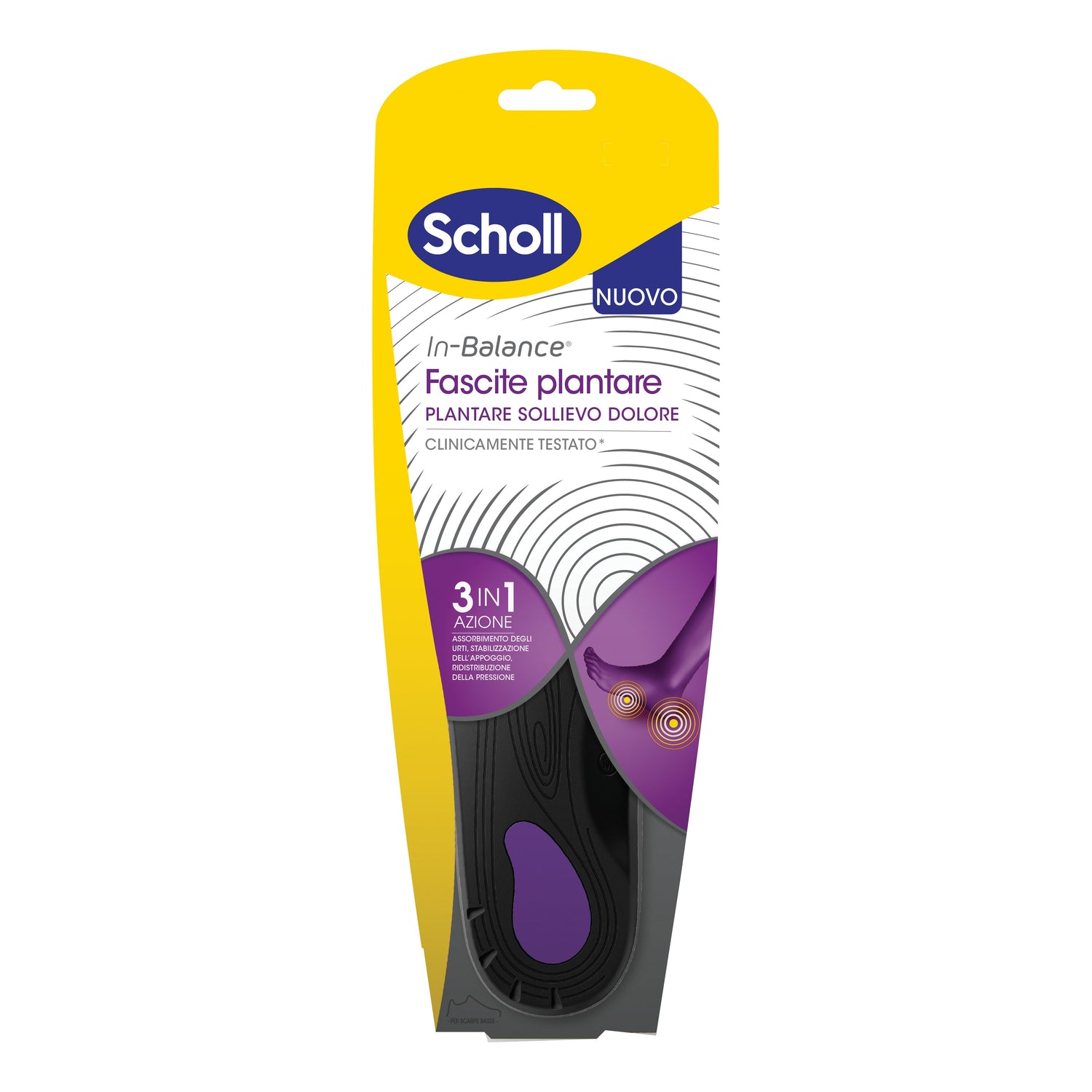 Scholl In-Balance Fascite Plantare Taglia M 1 Pezzo
