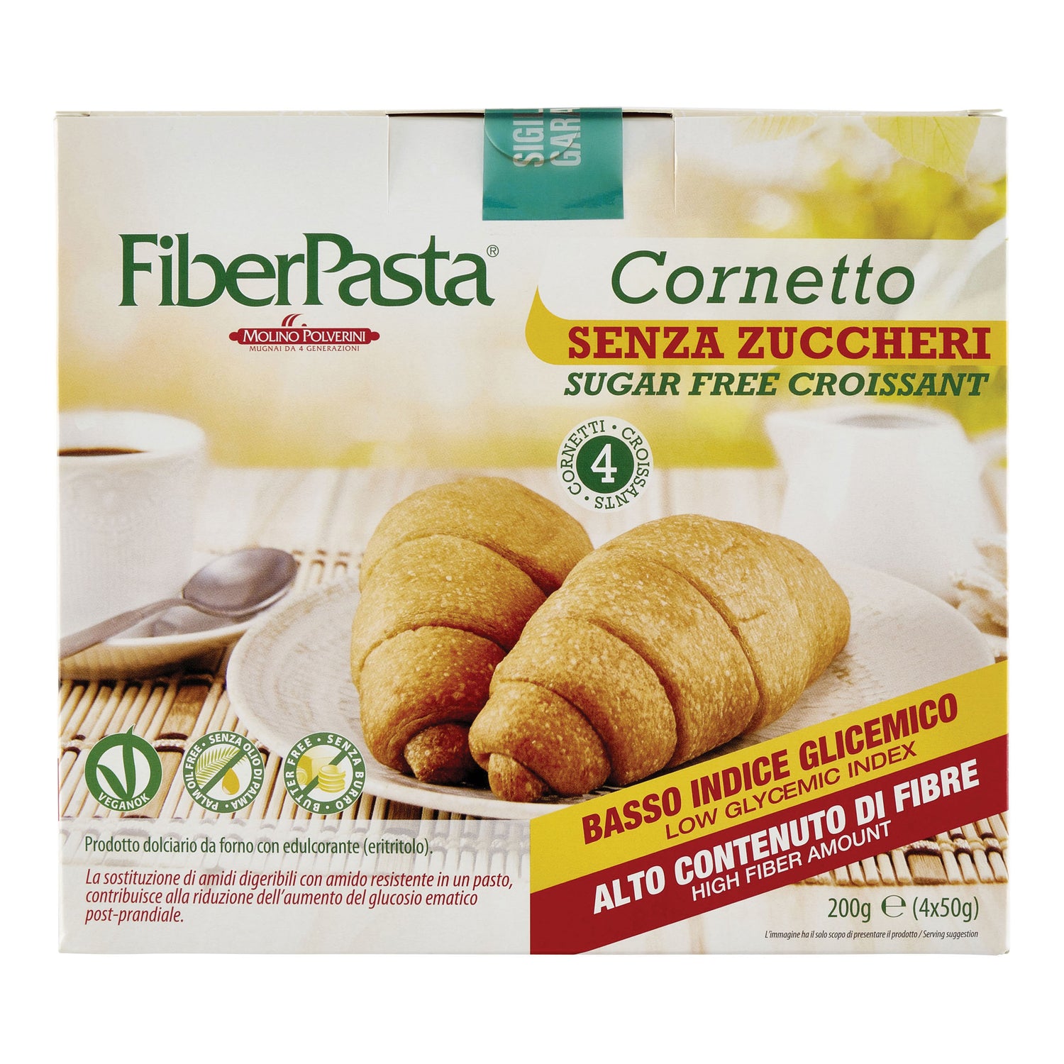 FIBERPASTA CORNETTO S/ZUCC200G
