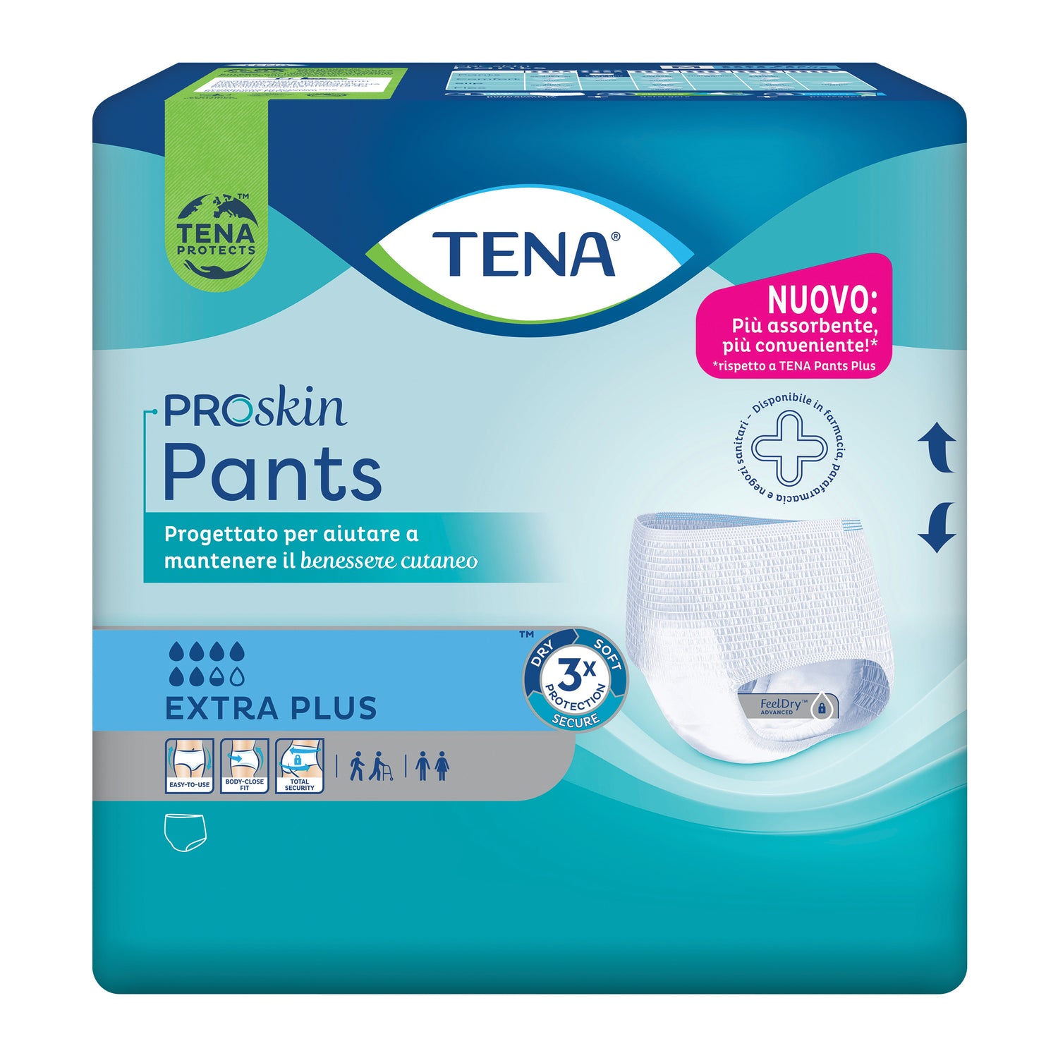 Tena Proskin Pants Extra Plus XL - Mutandine Assorbenti Per Incontinenza 12 Pezzi