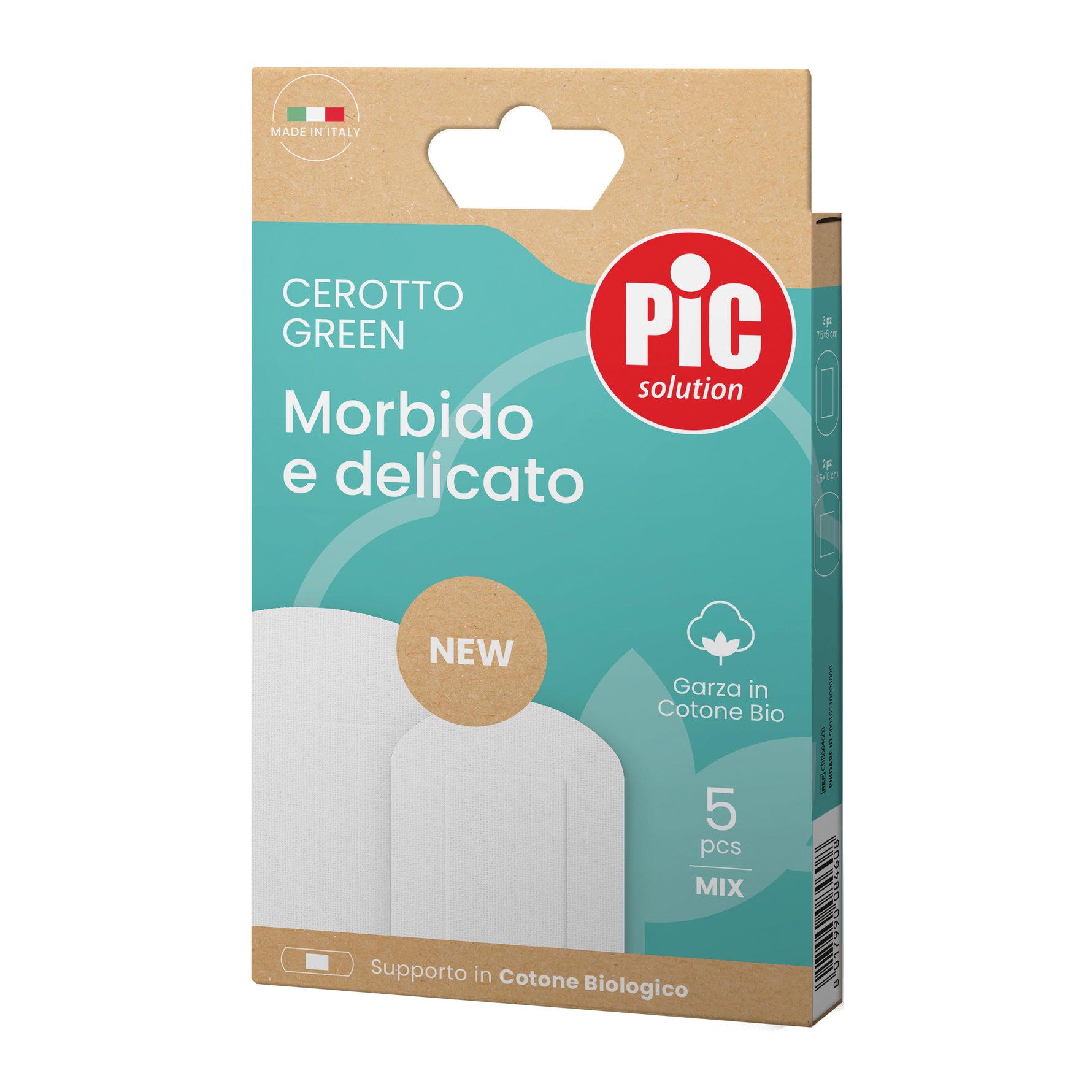 PIC CER GREEN COT BIO MIX 5PZ
