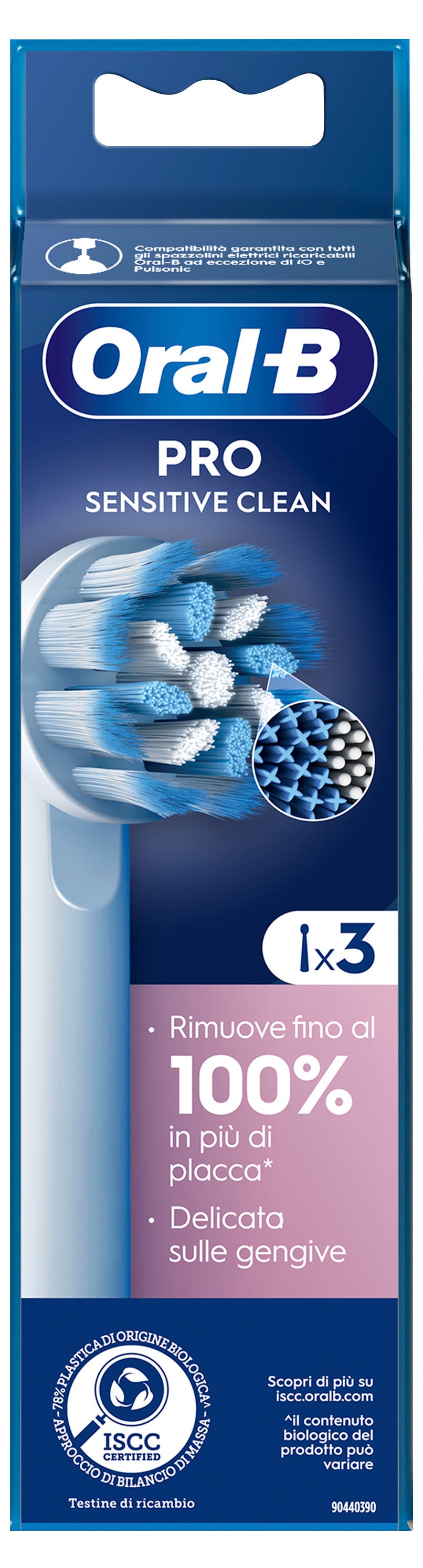 Oral-B Testine Di Ricambio Power Refill Sensitive 5 Pezzi