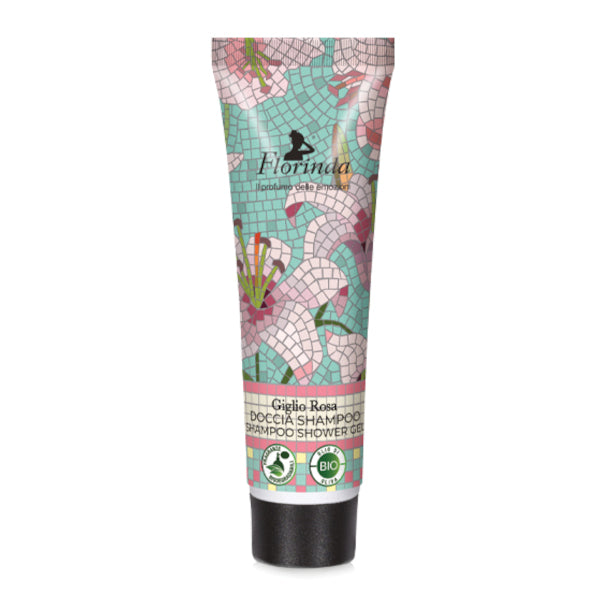 Florinda Mosaici Italiani | Doccia Shampoo Giglio Rosa Travel Size 30 ml
