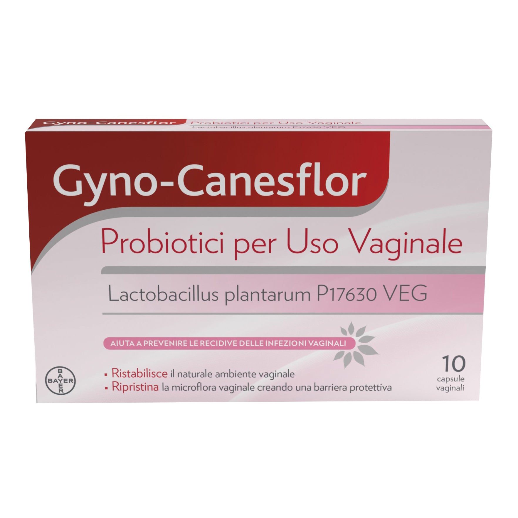 Gyno-Canesflor Probiotico Per Uso Vaginale 10 Capsule Vaginali
