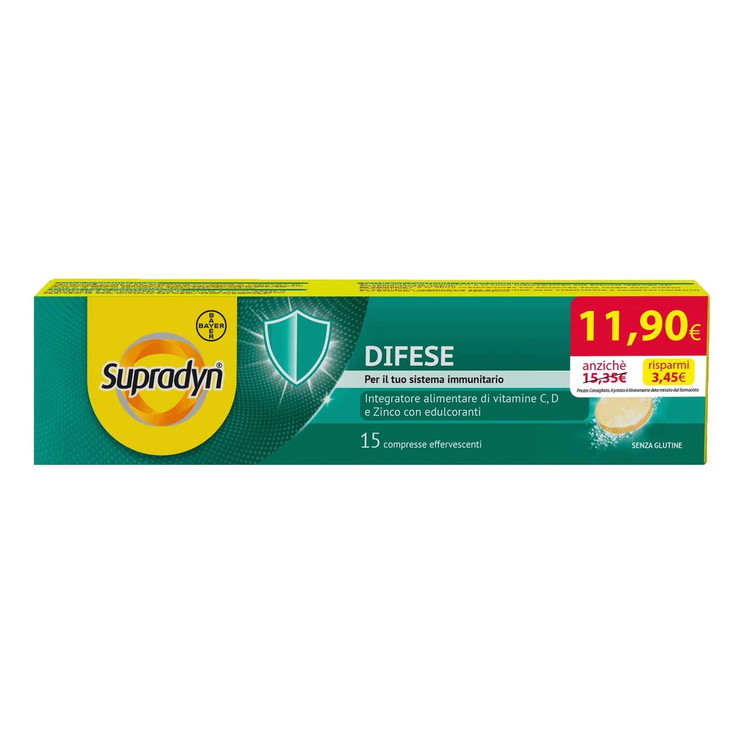 Supradyn Difese Adulti 15 Compresse Effervescenti - Promo