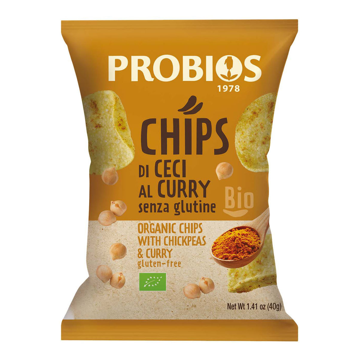PROBIOS CHIPS CECI CURRY 40G  