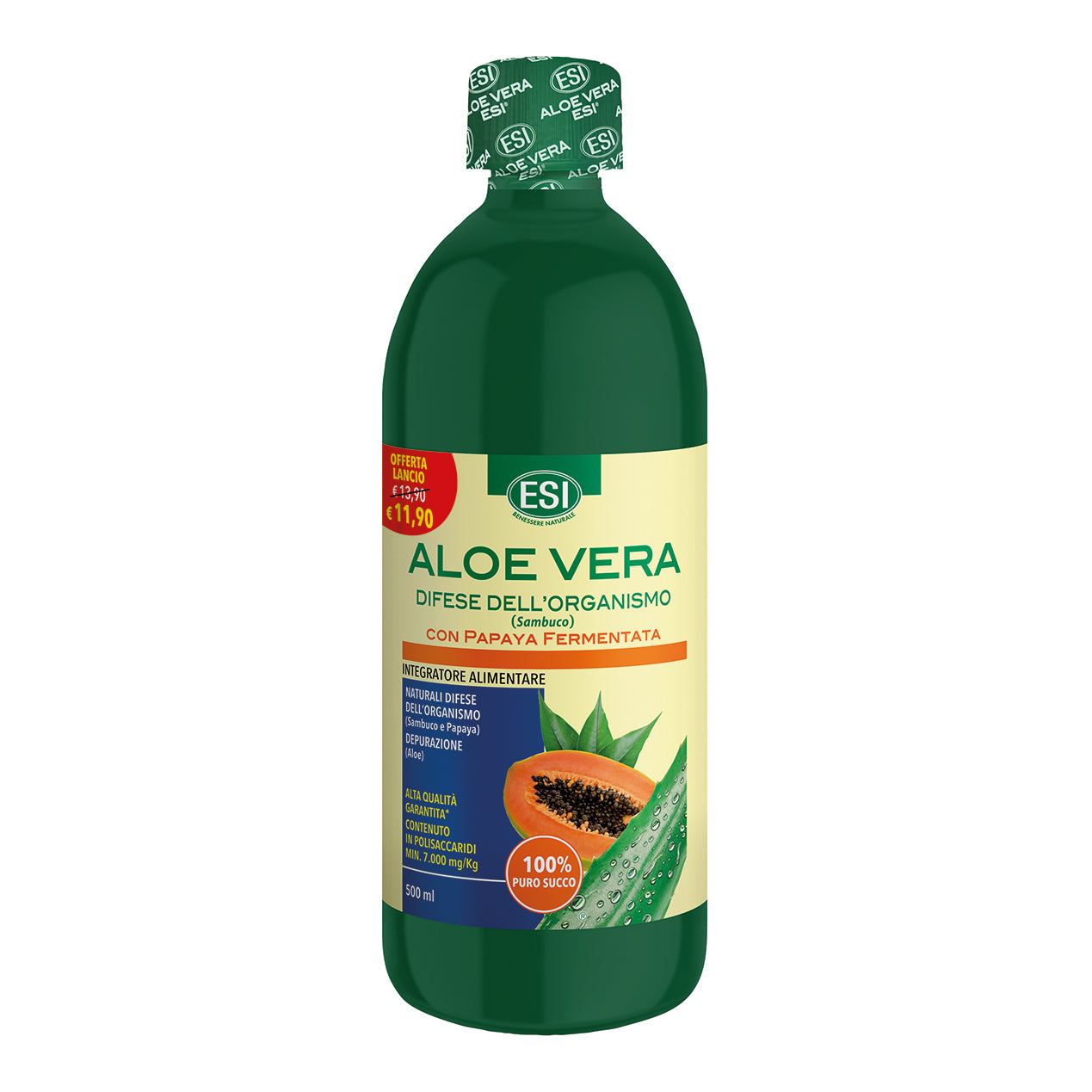 Esi Aloe Vera Difese Con Papaya Fermentata E Sambuco 500ml
