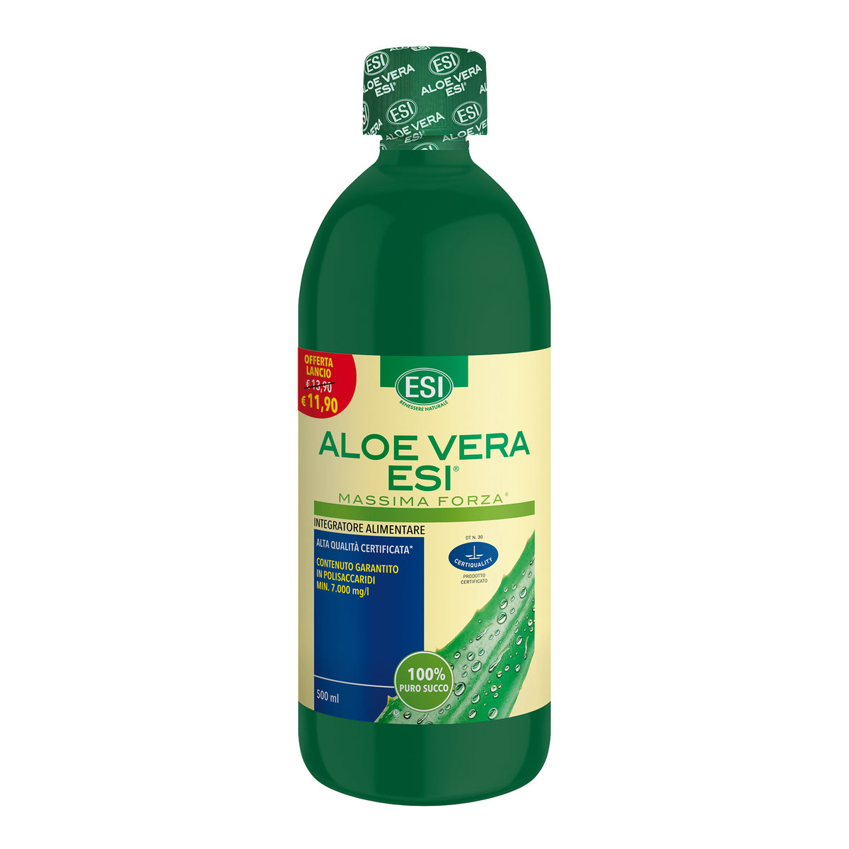 Esi Aloe Vera Succo Massima Forza 500ml  