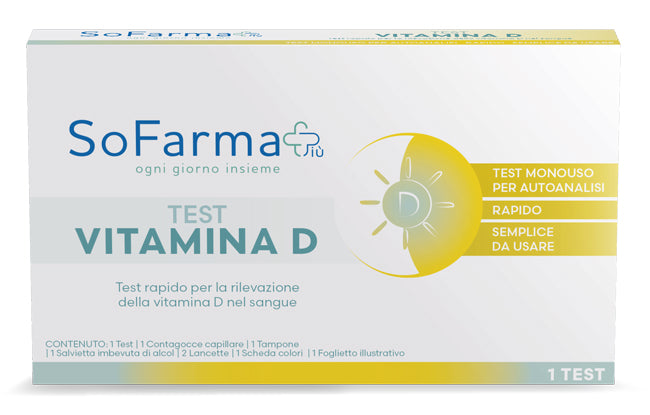Sofarmapiù Test Vitamina D Autodiagnostico