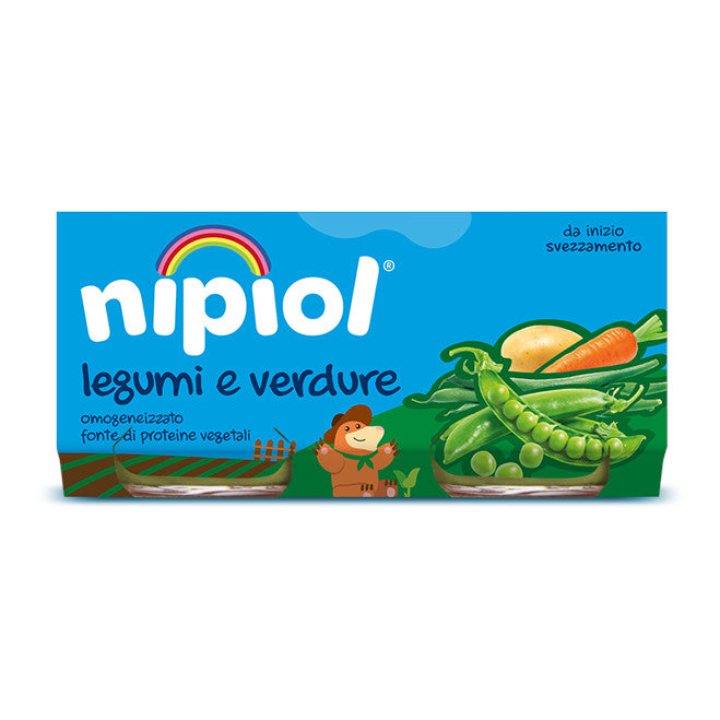 NIPIOL OMOG LEGUMI VERDURE 2PZ
