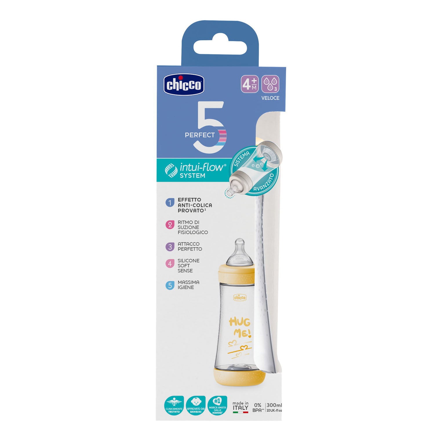 CH BIB P5 240ML MED SIL UNI
