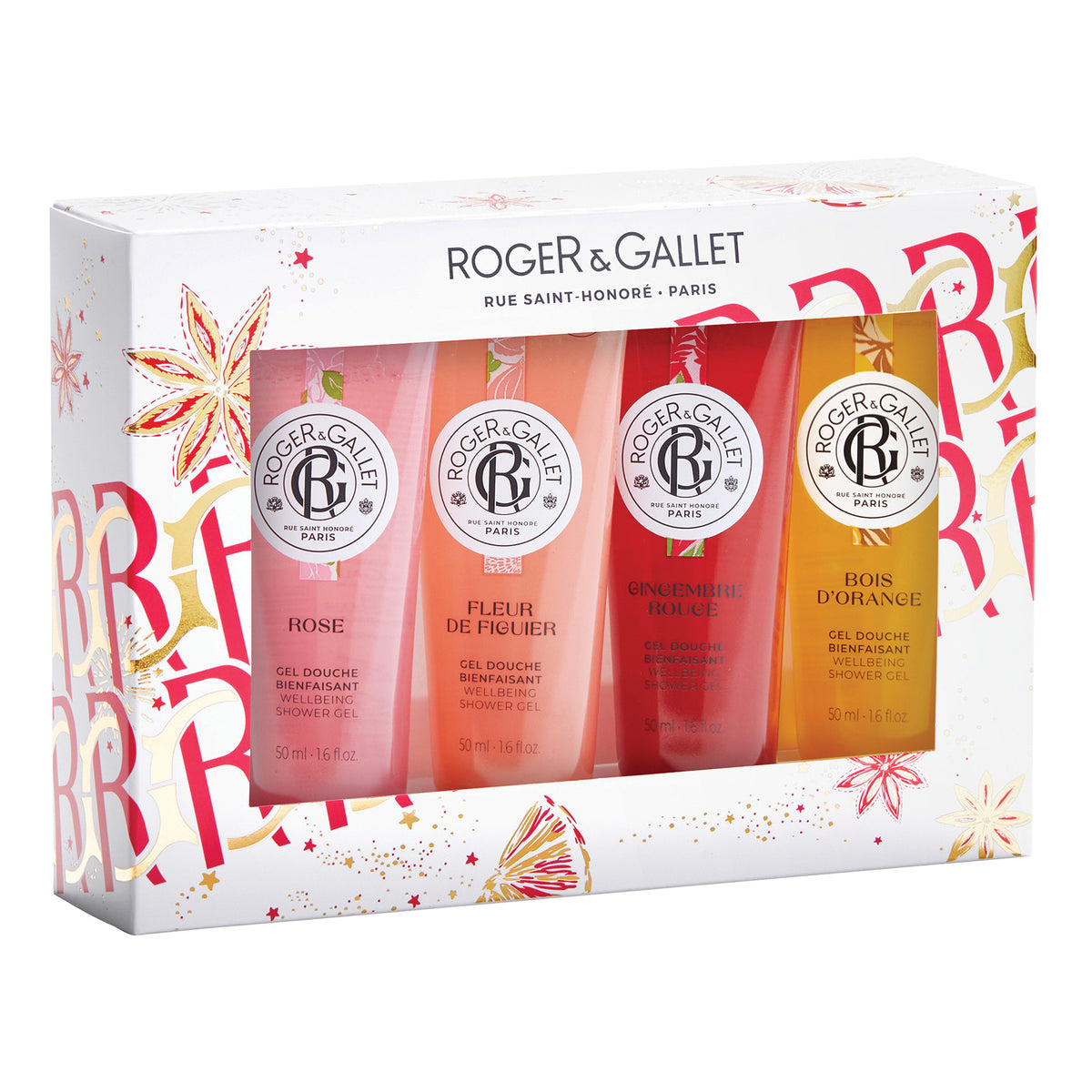 Roger&Gallet - Cofanetto Regalo Bestseller Gel Doccia Set 4 Gel Doccia 50ml  