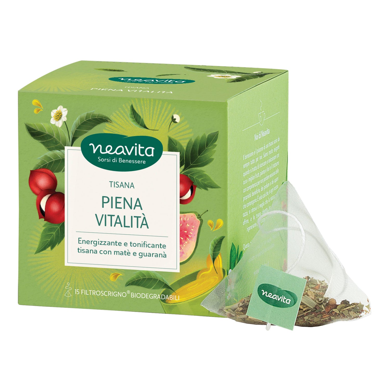Neavita Tisana Piena Vitalità 15 Filtroscrigno