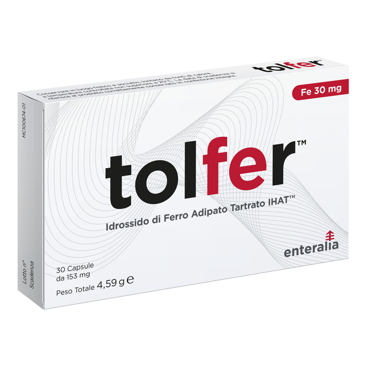 TOLFER 30MG 30CPS  