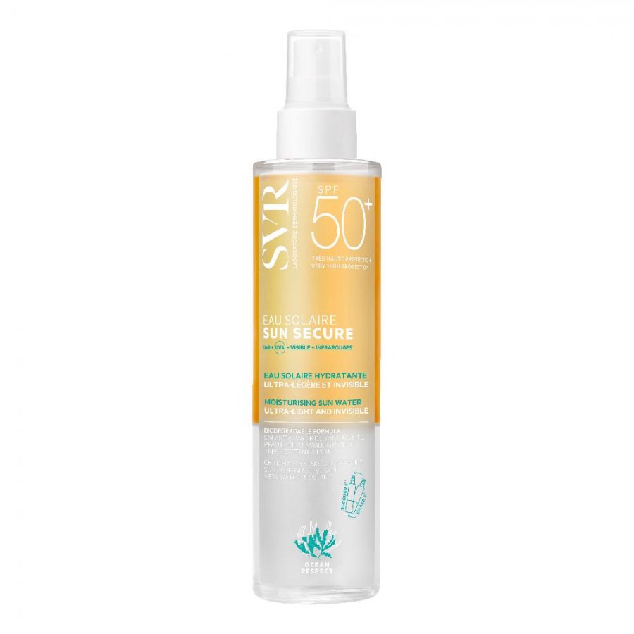 Svr - Sun Secure Eau Solaire Spf50+ Acqua Solare Viso E Corpo Protezione Molto Alta Spray 100ml  