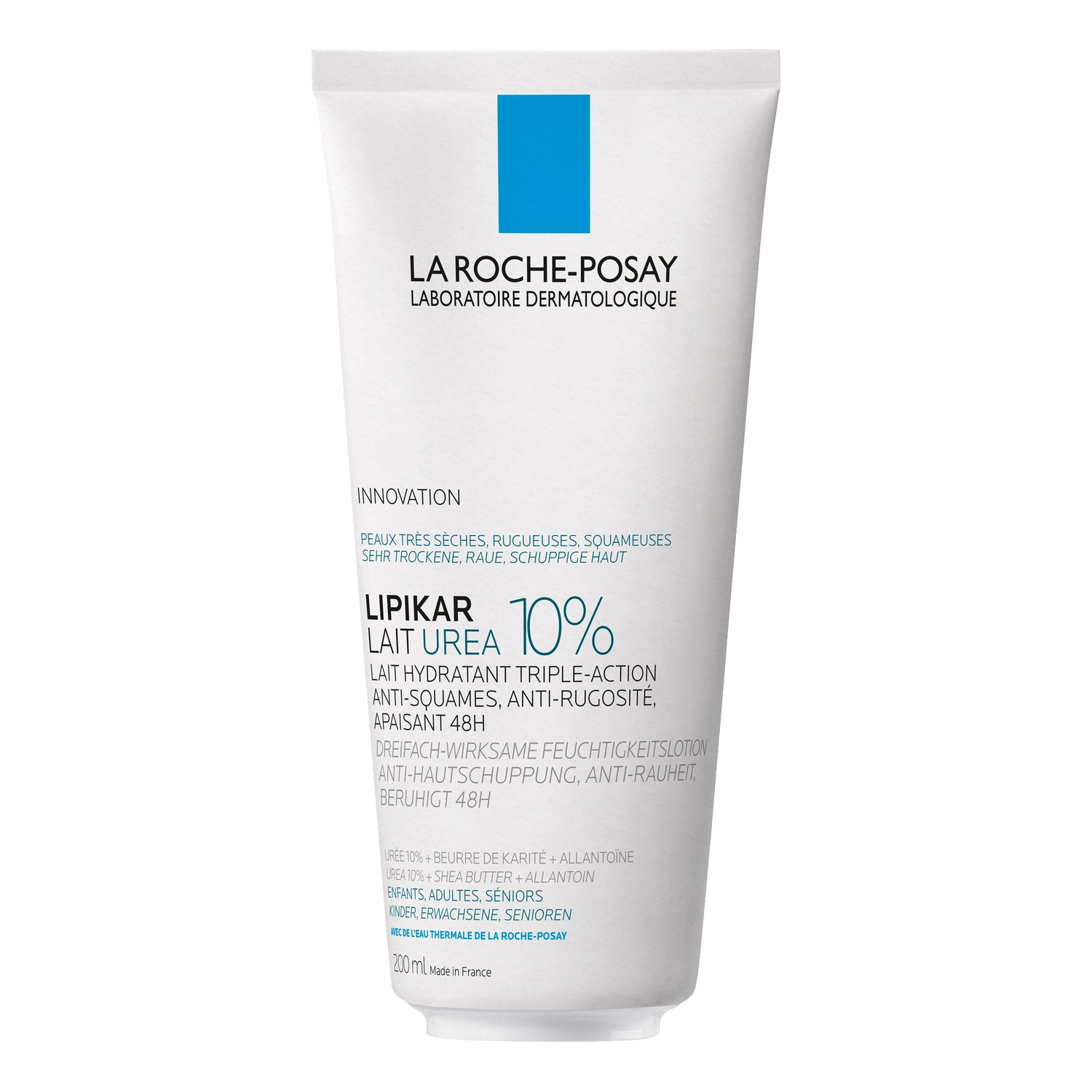 La Roche Posay Lipikar Latte Urea 10% Lozione Idratante Pelle Molte Secca Ruvida E Desquamata 200ml