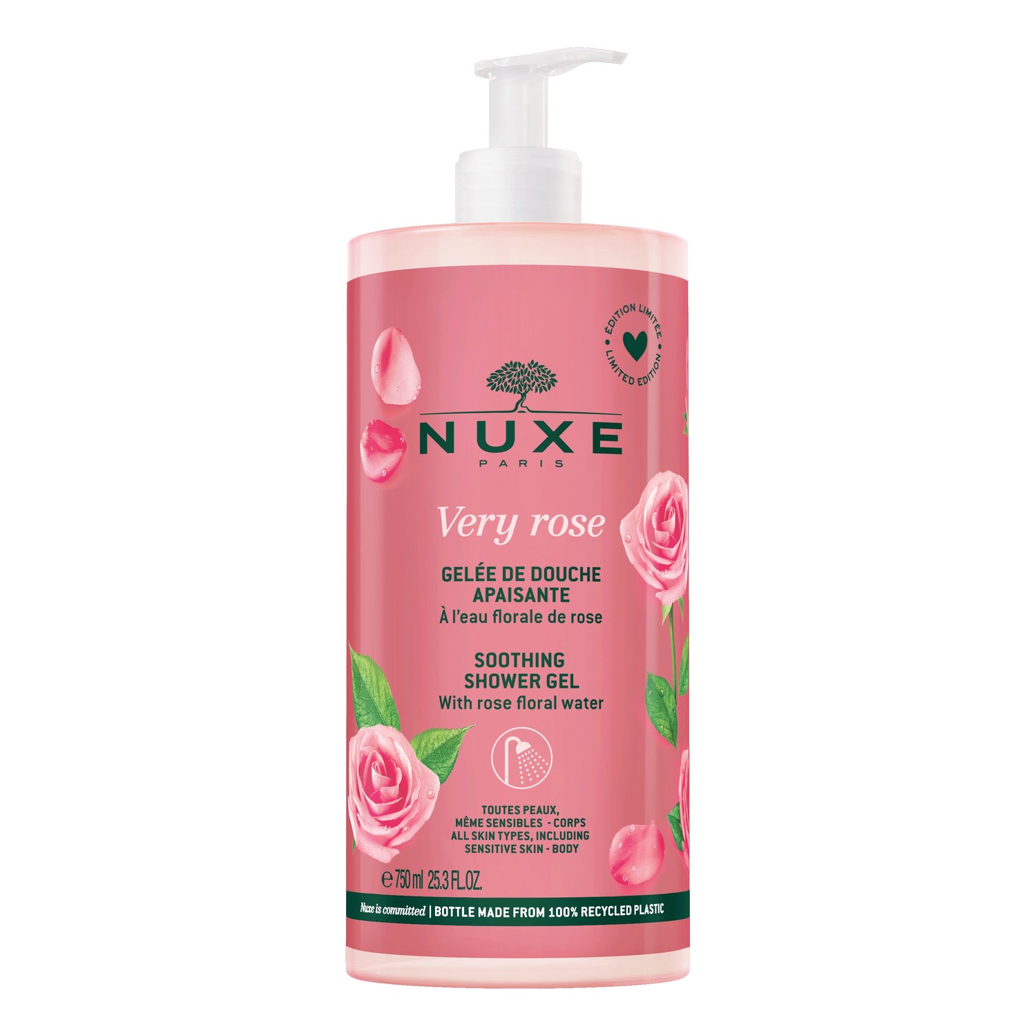 Nuxe Very Rose Gel Doccia Lenitivo 750ml
