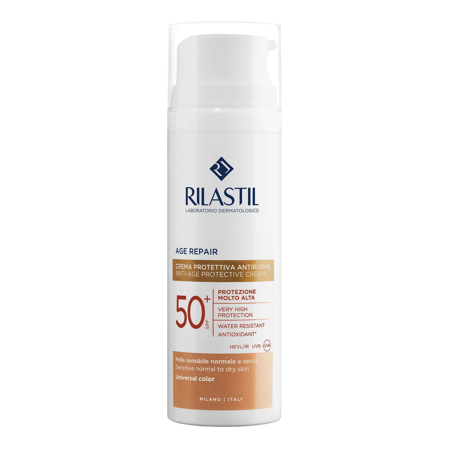 Rilastil Sun System Age Repair Crema Solare Spf50+ Universal Color 50ml