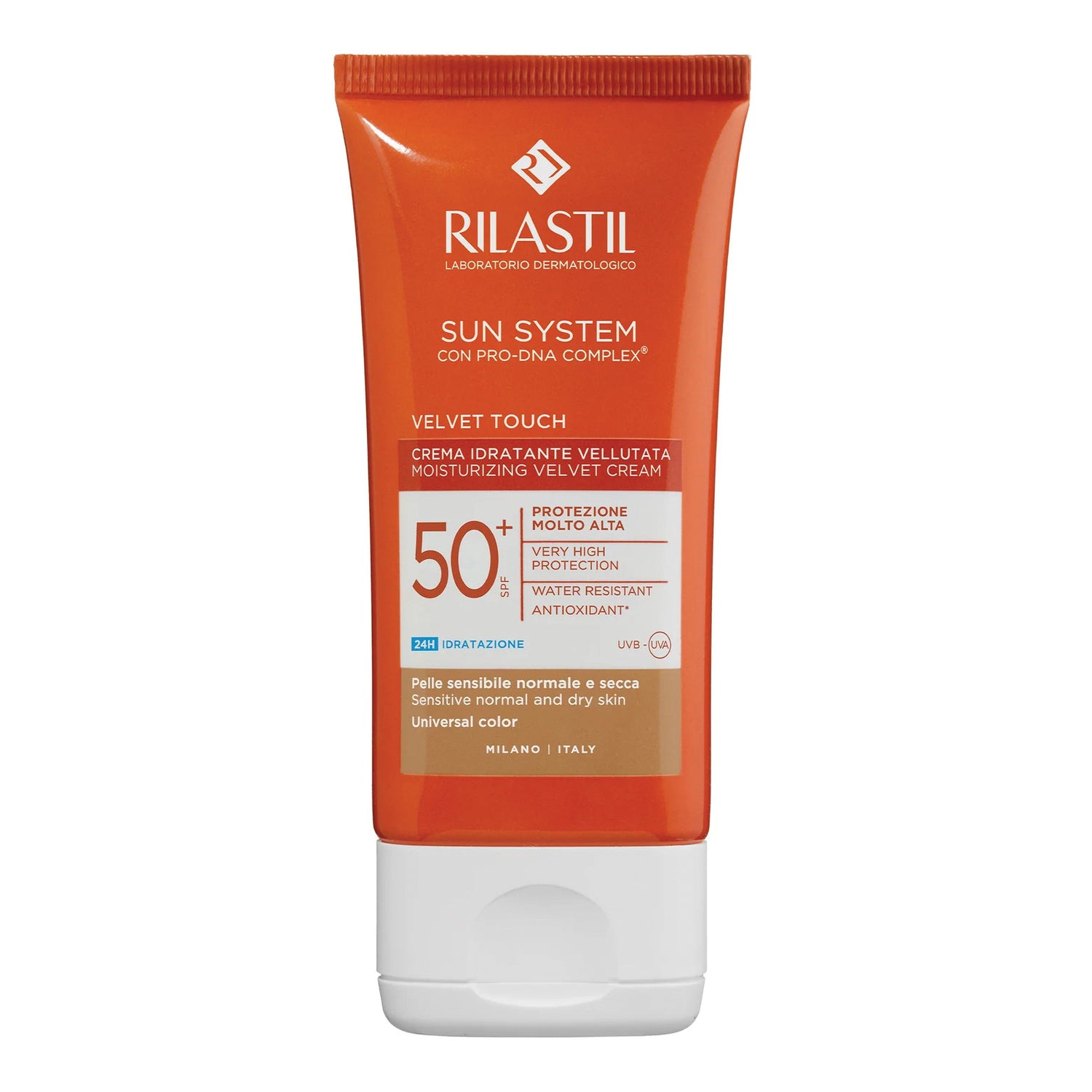 Rilastil Sun System Velvet Touch Spf50+ Universal Color Crema Solare Vellutata Viso 50ml
