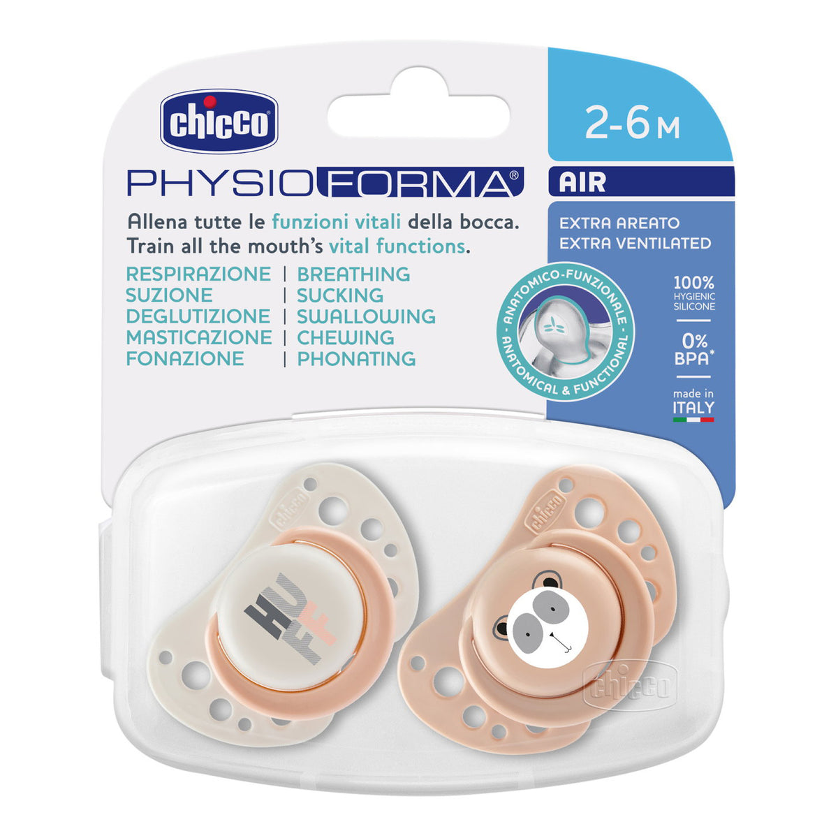 CH SUCCH AIR ROSA SIL 2-6M 2PZ  