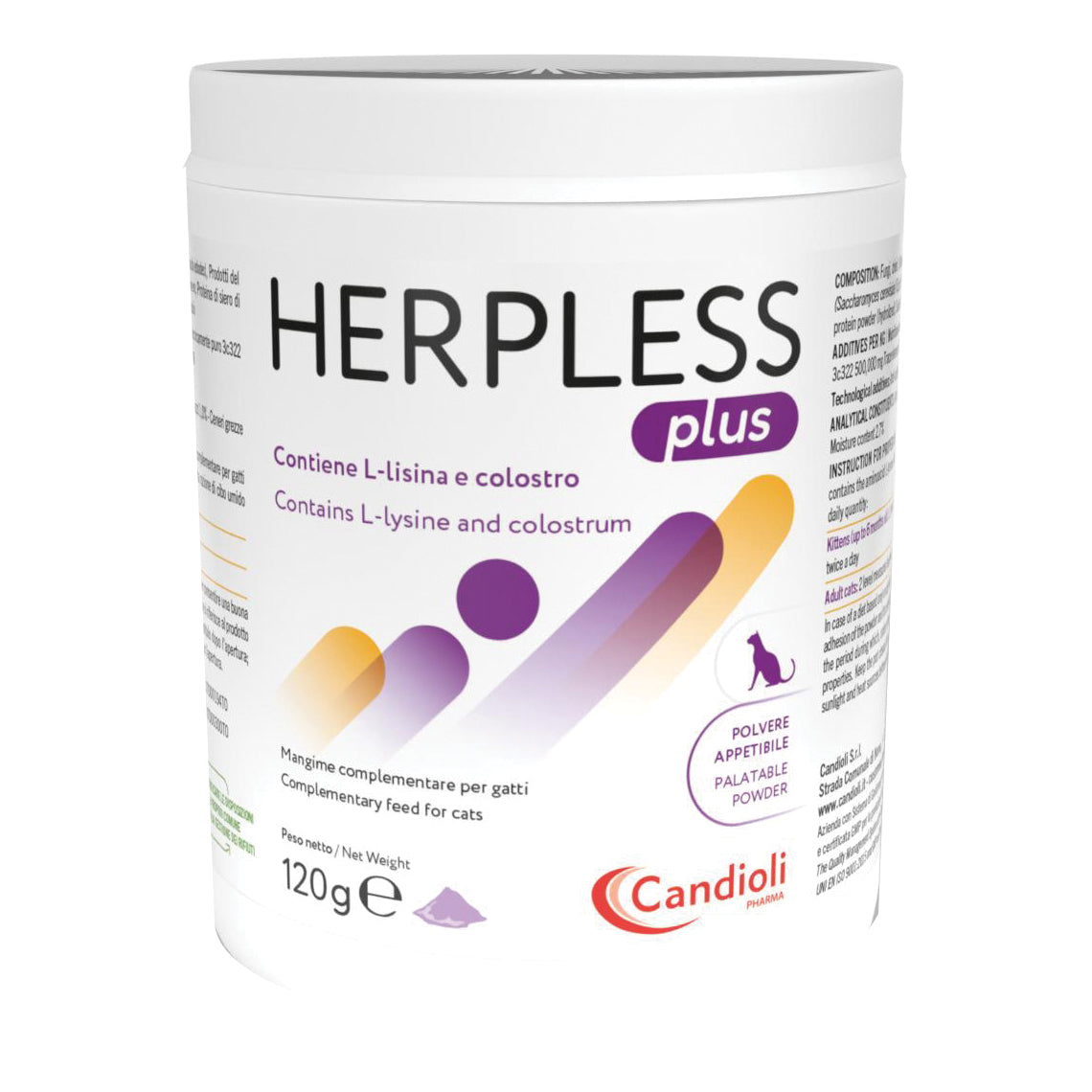 HERPLESS PLUS POLVERE 120G  