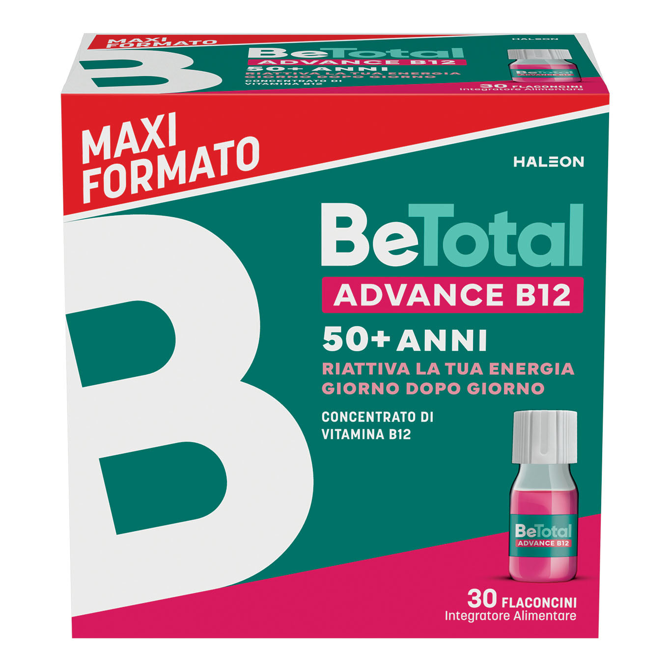 Betotal Advance B12 50+ Anni Maxi Formato 30 Flaconcini