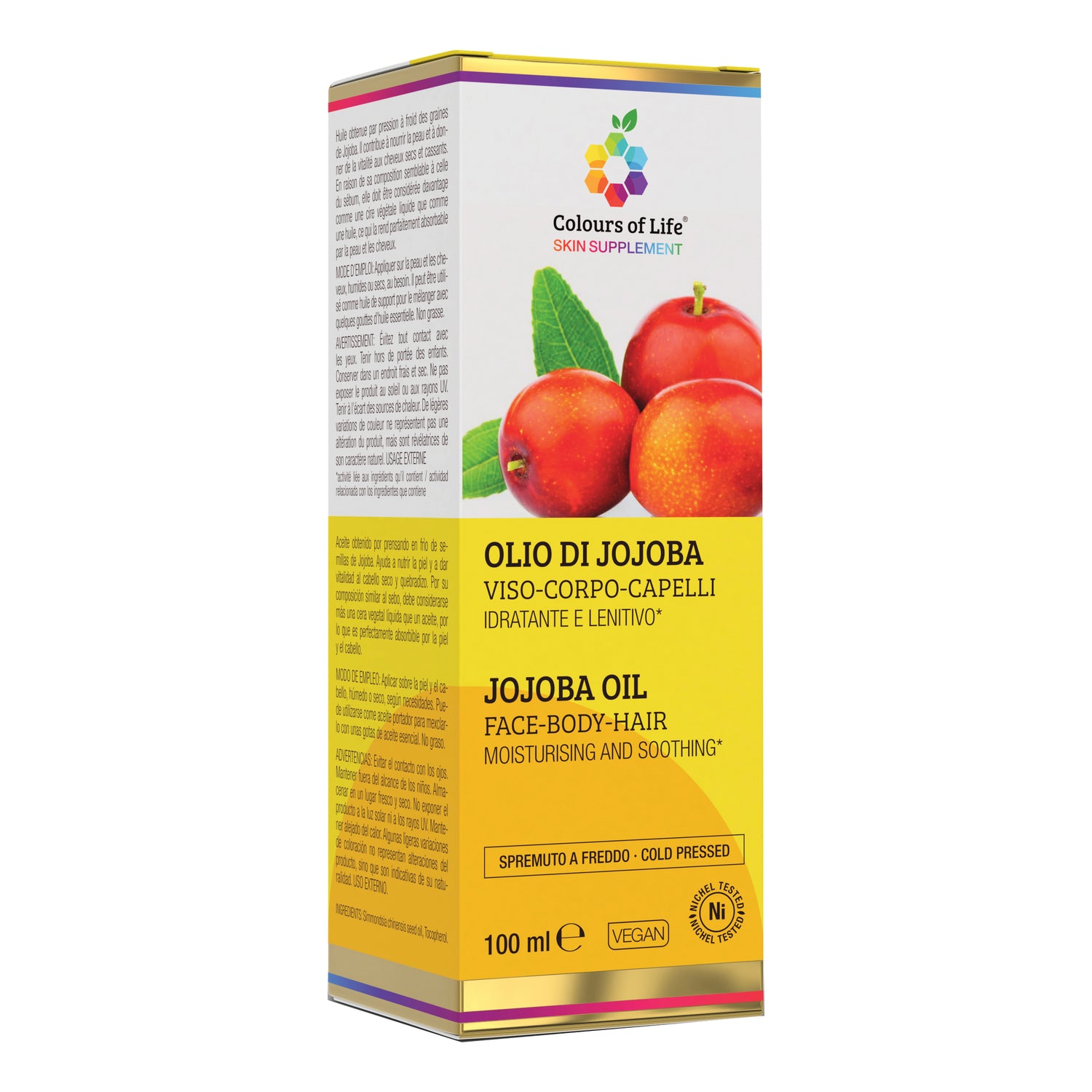 OLIO JOJOBA 100ML COLOURS LIFE
