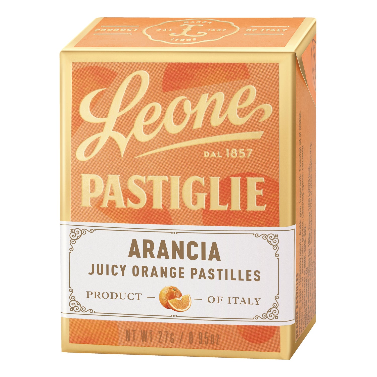 Leone Pastiglie Arancia 27g