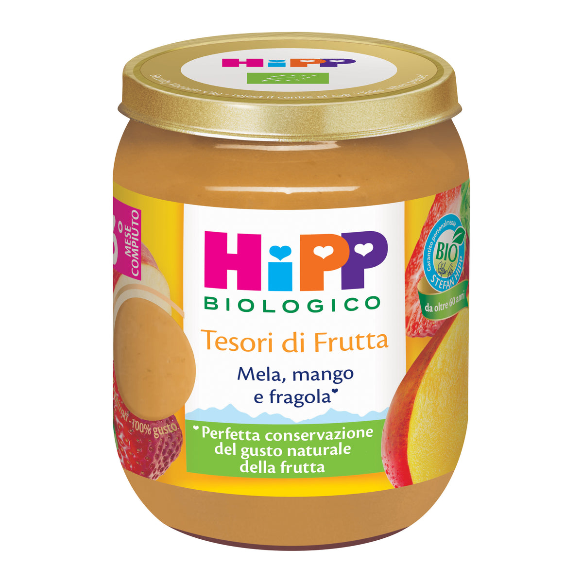 HIPP TESORI FRUTTA MELA/MAN/FR  