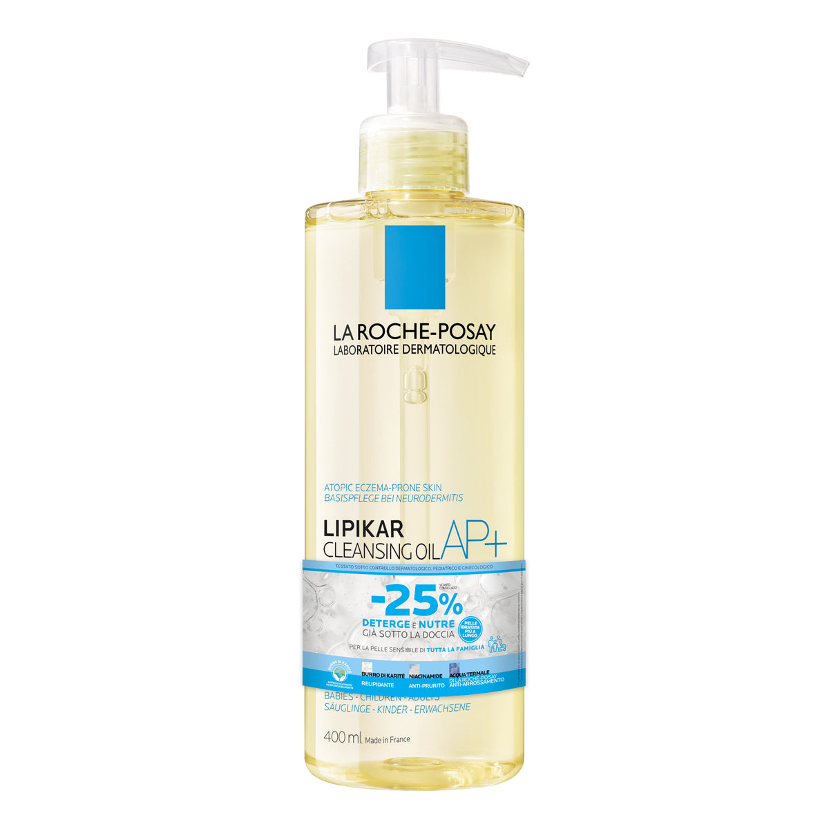 La Roche Posay Lipikar Huile Lavante AP+ | Olio Detergente Pelle Atopica | 400ml  
