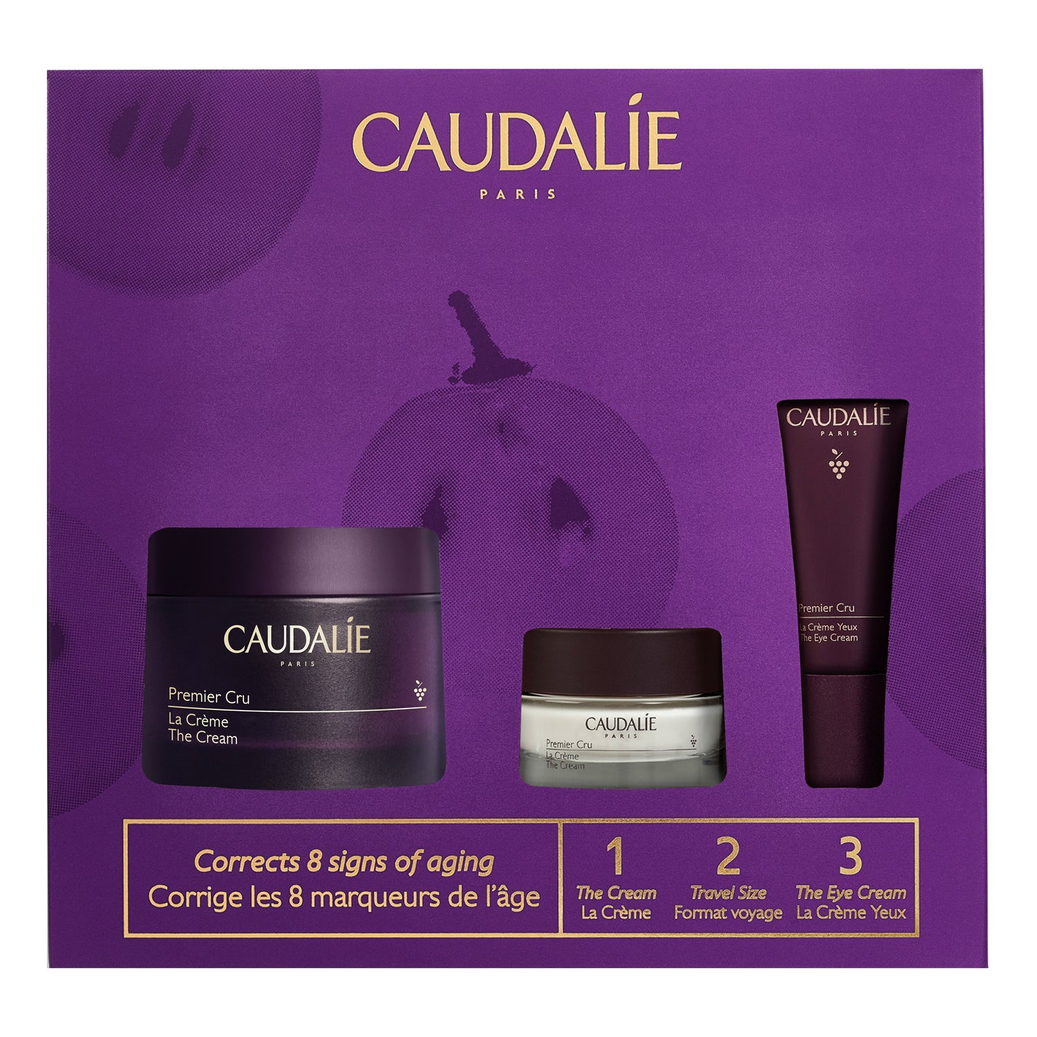 Caudalie Cofanetto Premier Cru Soluzione Anti-età Crema Anti-età 3 Prodotti