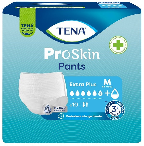 Tena Proskin Pants Extra Plus M - Mutandine Assorbenti Per Incontinenza 10 Pezzi