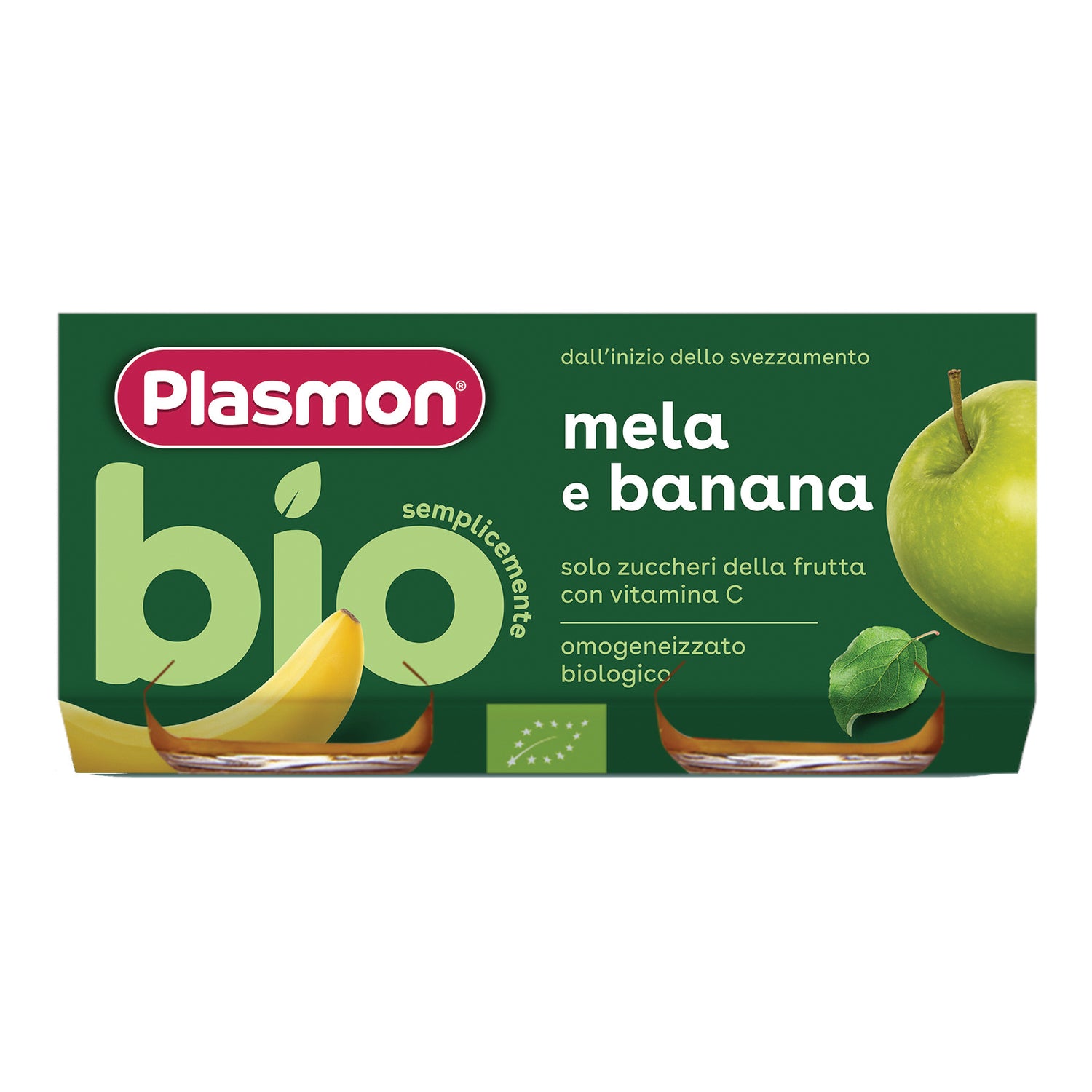 PLASMON OMOG BANANA MELA BIO2P