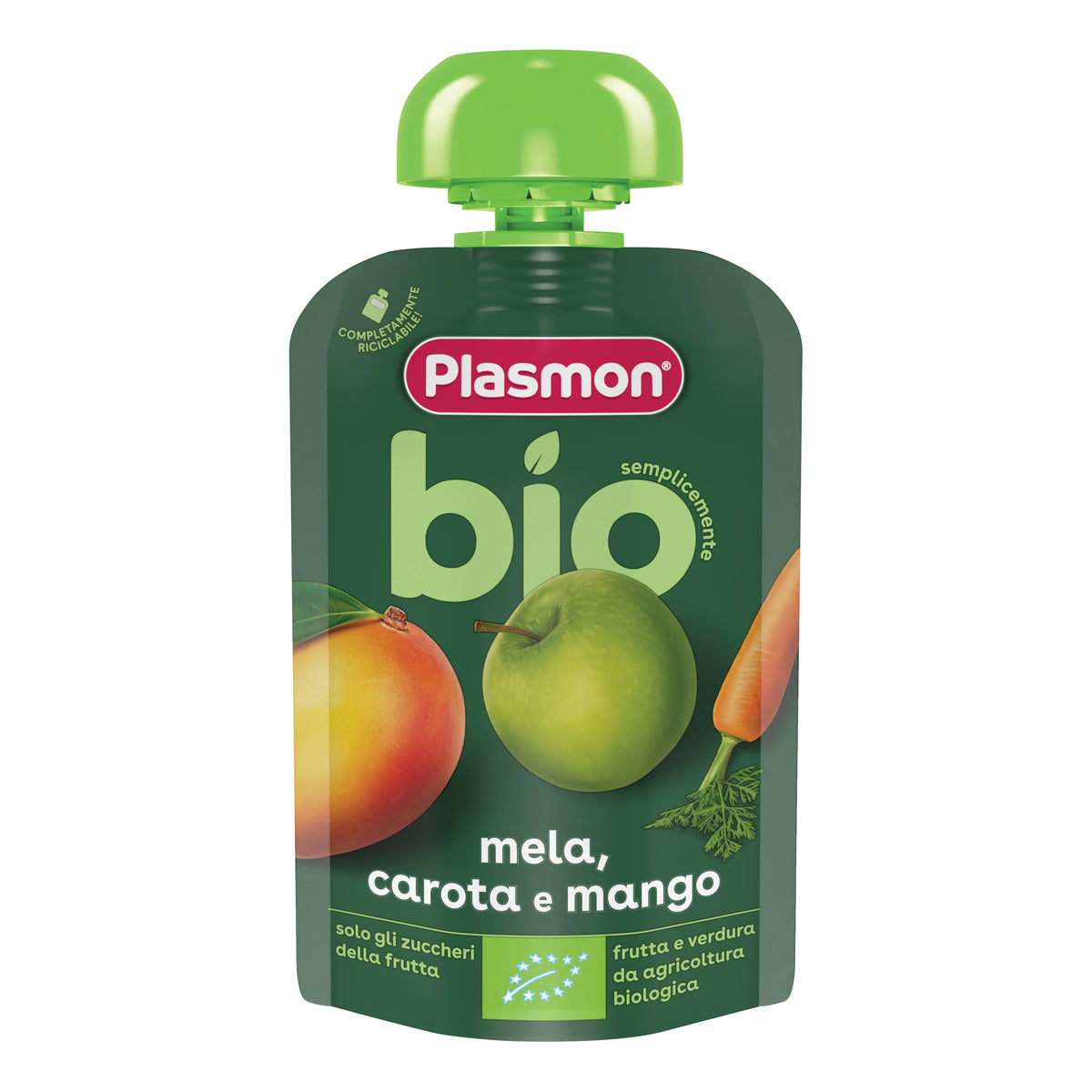 PLASMON MELA CA MA BIO POUCHES  