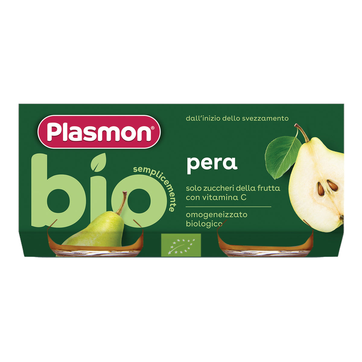 PLASMON OMOG PERA BIO 2X80G  