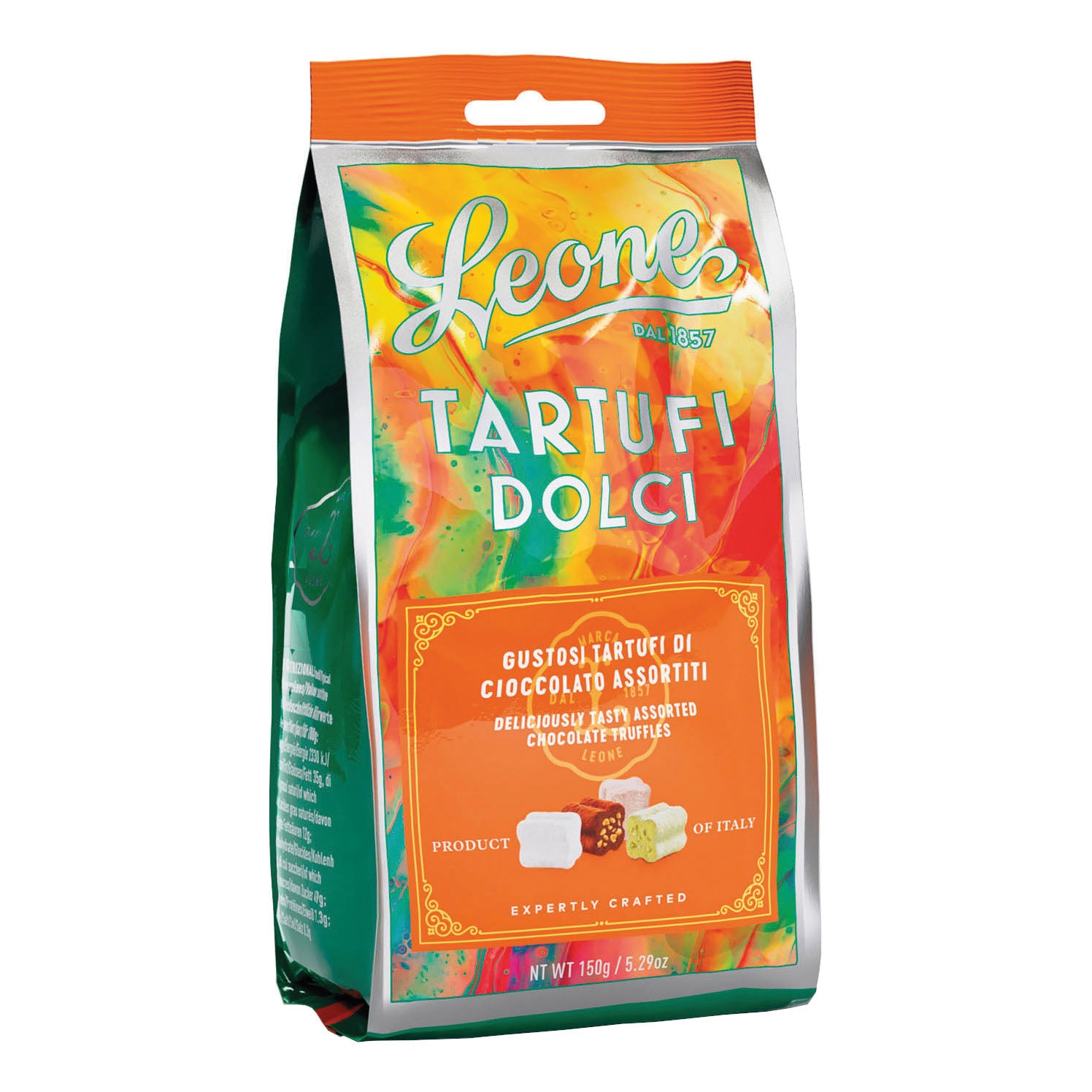 Leone Tartufi Dolci Assortiti Ricoperti Di Cioccolato Sacchetto 150g