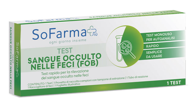 Sofarmapiù Selftest Sangue Occulto Nelle Feci (Fob) 1 Test  