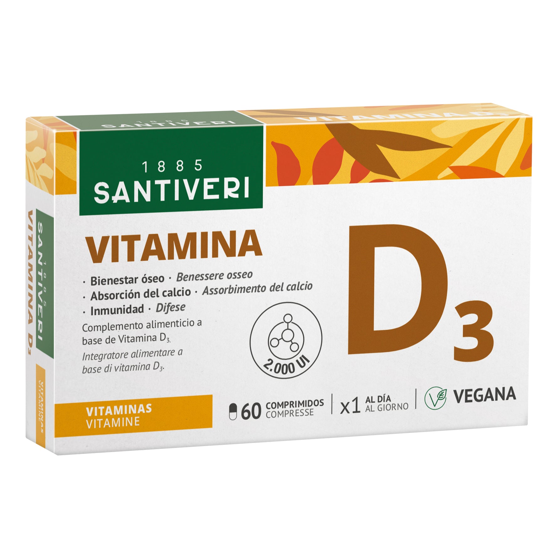 VITAMINA D3 2000UI VEG 60CPR
